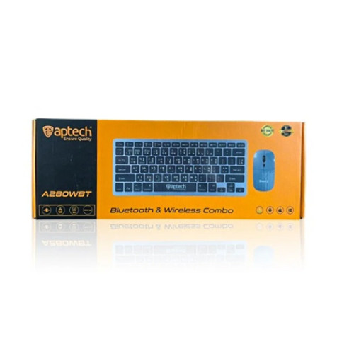 Aptech A280WBT Wireless Keyboard and Mouse Combo