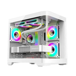  Aptech Gladiator CS271 gaming Casing (White)
