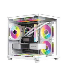  Aptech Rockstar CS270 Gaming Casing (White)
