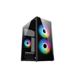  Aptech T20 Front Side Glass ARGB Micro ATX Case