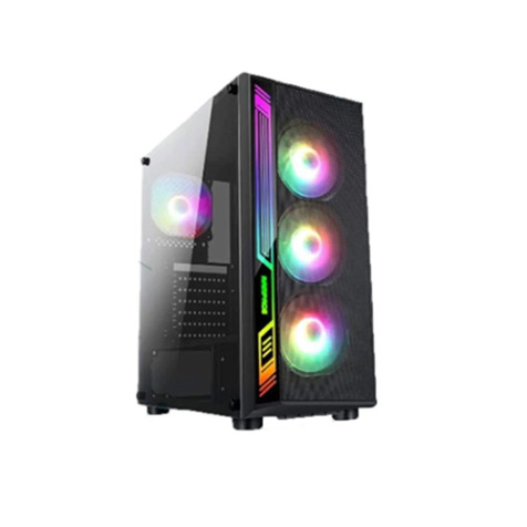Aptech AP-192-15 Mid Tower M-ATX Gaming Case(Without Fan)