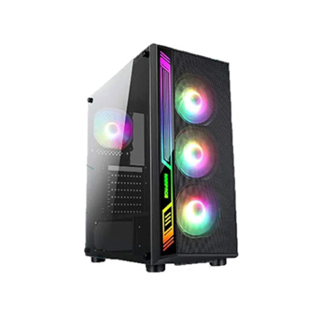 APTECH AP-192-15 RGB ATX GAMING CASE (With Fan)