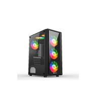 Aptech 305-A03 RGB Gaming Casing-Black