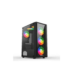 Aptech 305-A03 RGB Gaming Casing-Black