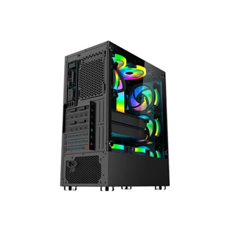Aptech AP-8308B RGB Gaming Casing- Black