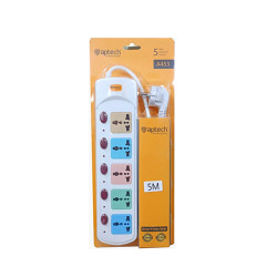 Aptech A453 5 Port Power Strip 