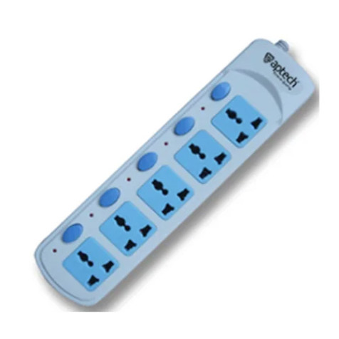 Aptech AP-453 5 Port 2 Meter Power strip